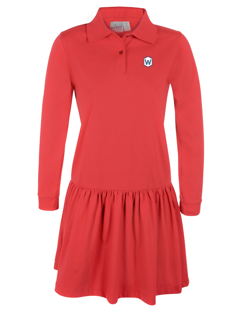 Long Sleeve Polo Dress – Custom Logoware & School Outfitters