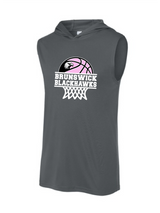 **NEW Mositure Wicking "PINK" SLEEVELESS HOODIE Tshirt
