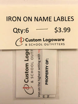 Iron On Name Labels