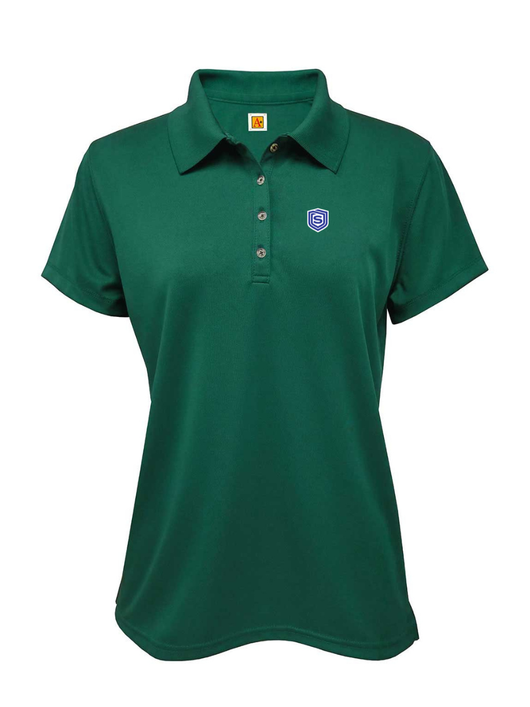 Girls Short Sleeve Wicking Polo