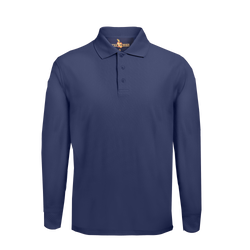 Unisex Long Sleeve Wicking Polo