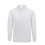 Unisex Long Sleeve Wicking Polo