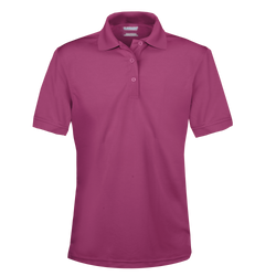 Girls Wicking Short Sleeve Polo