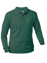Unisex Long Sleeve Wicking Polo