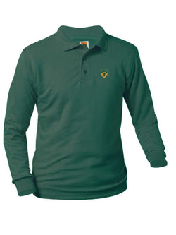 Unisex Long Sleeve Wicking Polo