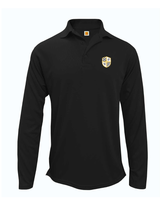 Unisex Long Sleeve Wicking Polo