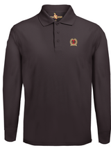 Unisex Long Sleeve Wicking Polo