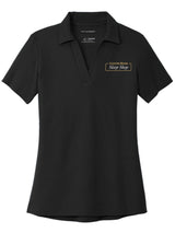 Women's Cotton Blend V-Neck Polo