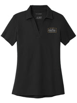 Women's Cotton Blend V-Neck Polo