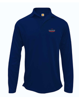 Unisex Long Sleeve Wicking Polo