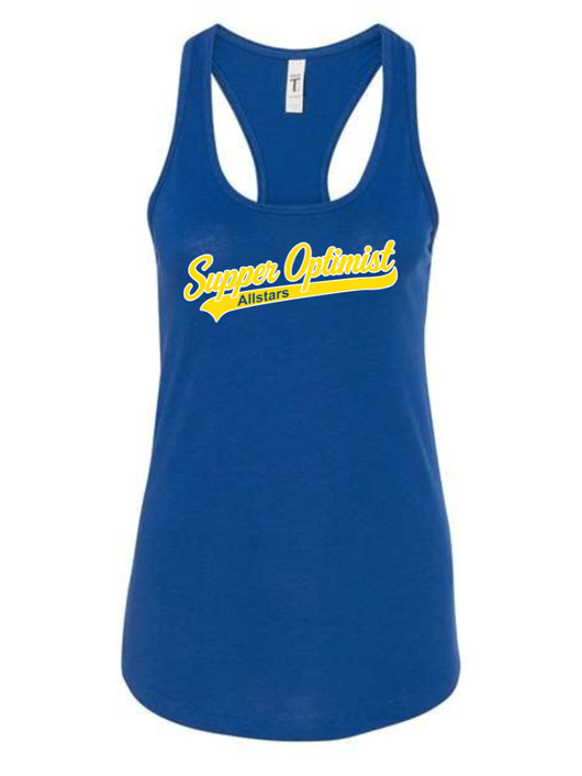 2026 SO TEAM ROSTER Logo front only - Women's Racerback Tank