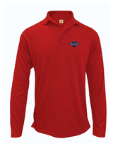 Unisex Long Sleeve Wicking Polo
