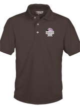 Unisex Moisture Wicking Polo "PINK" LOGO