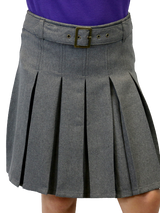 Belted Gray Skirt